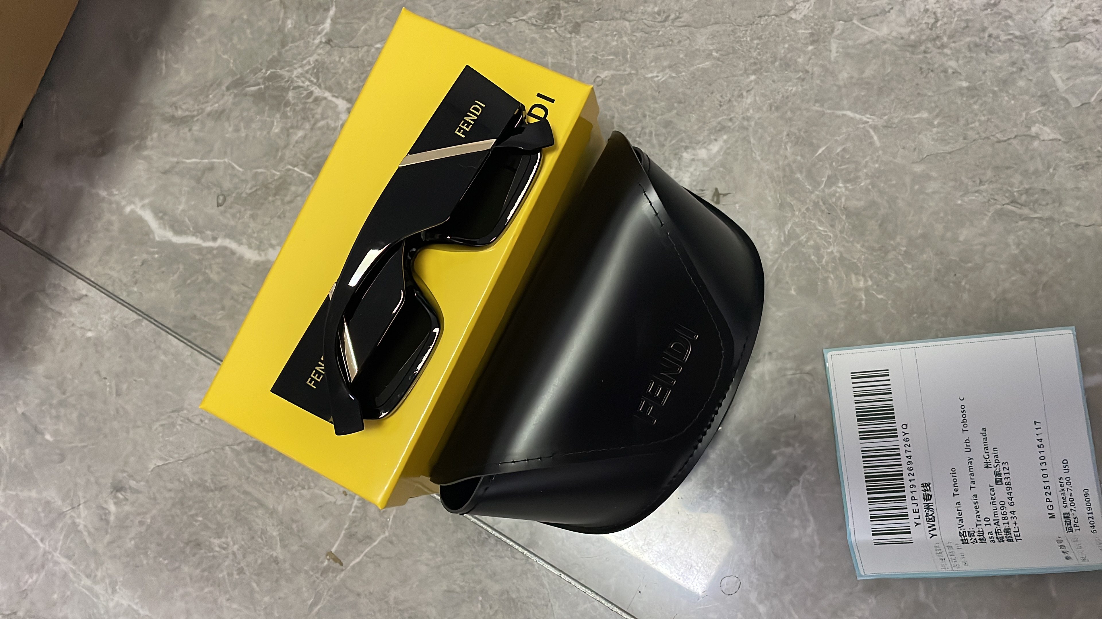 22$ FENDI sunglasses with box 2920 MMK2488 — detail 4