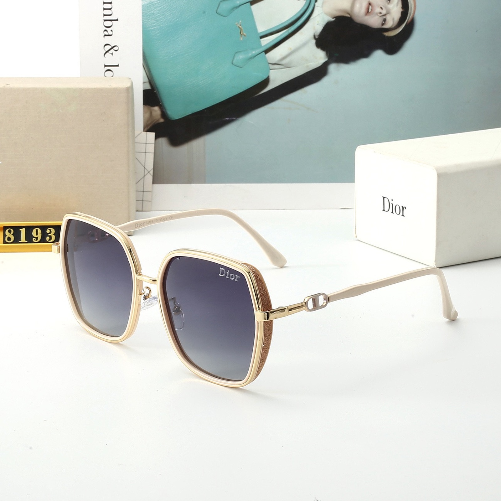 21$ Dior sunglasses with box 4950 MMK1030 — detail 6