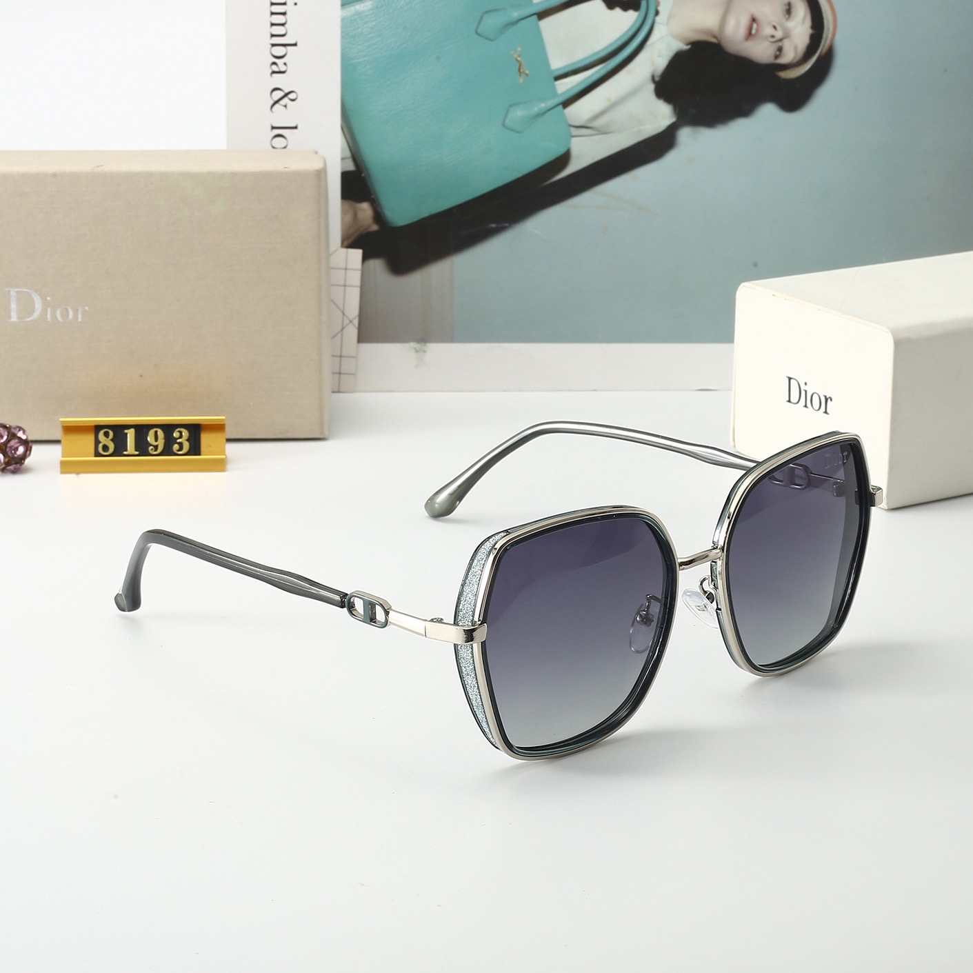 21$ Dior sunglasses with box 4950 MMK1030 — detail 9