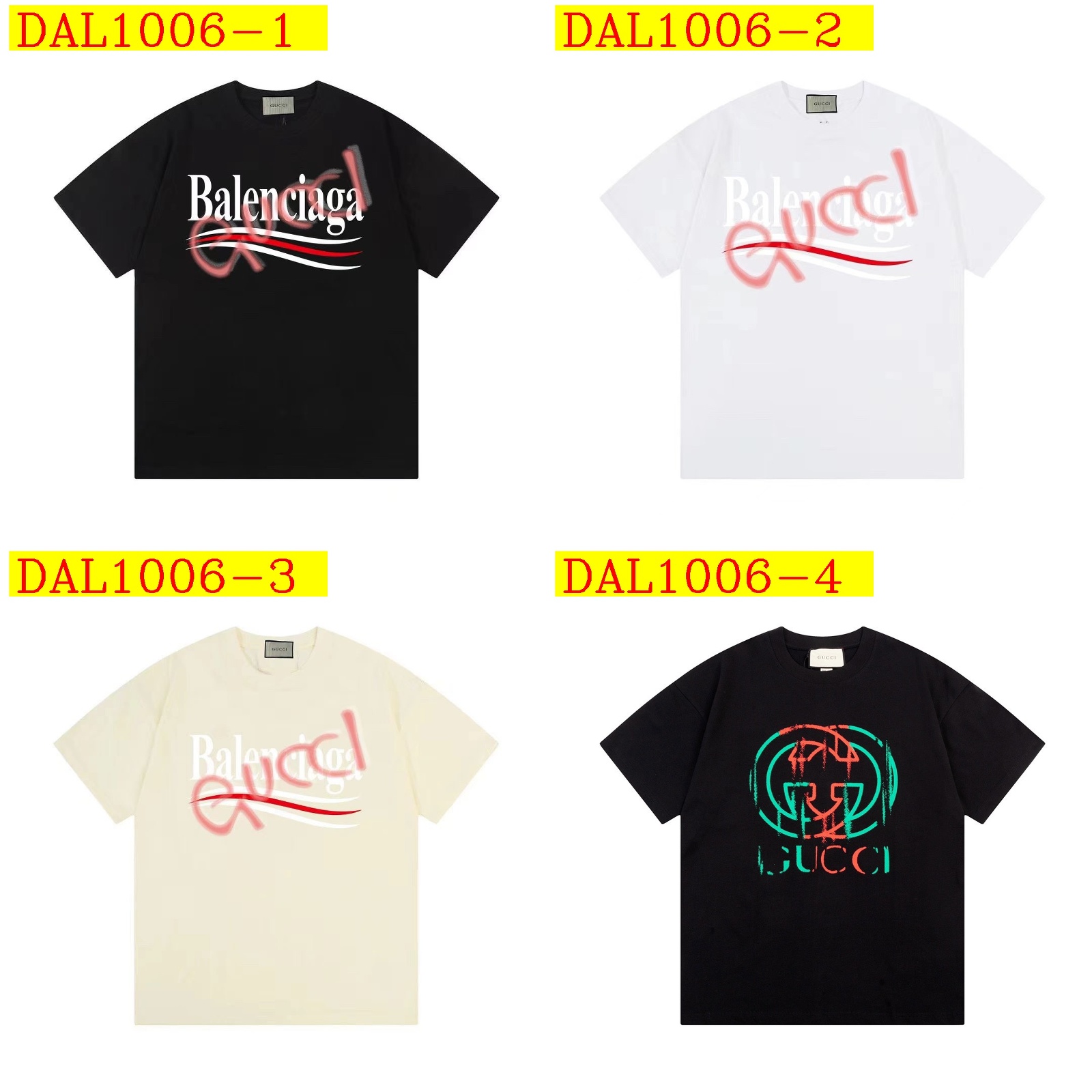 28$ Gucci T-shirt cotton size XS-L 213100 DAL1006