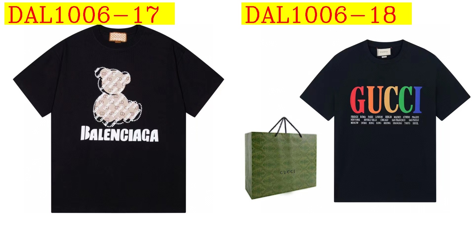 28$ Gucci T-shirt cotton size XS-L 213100 DAL1006 — detail 22