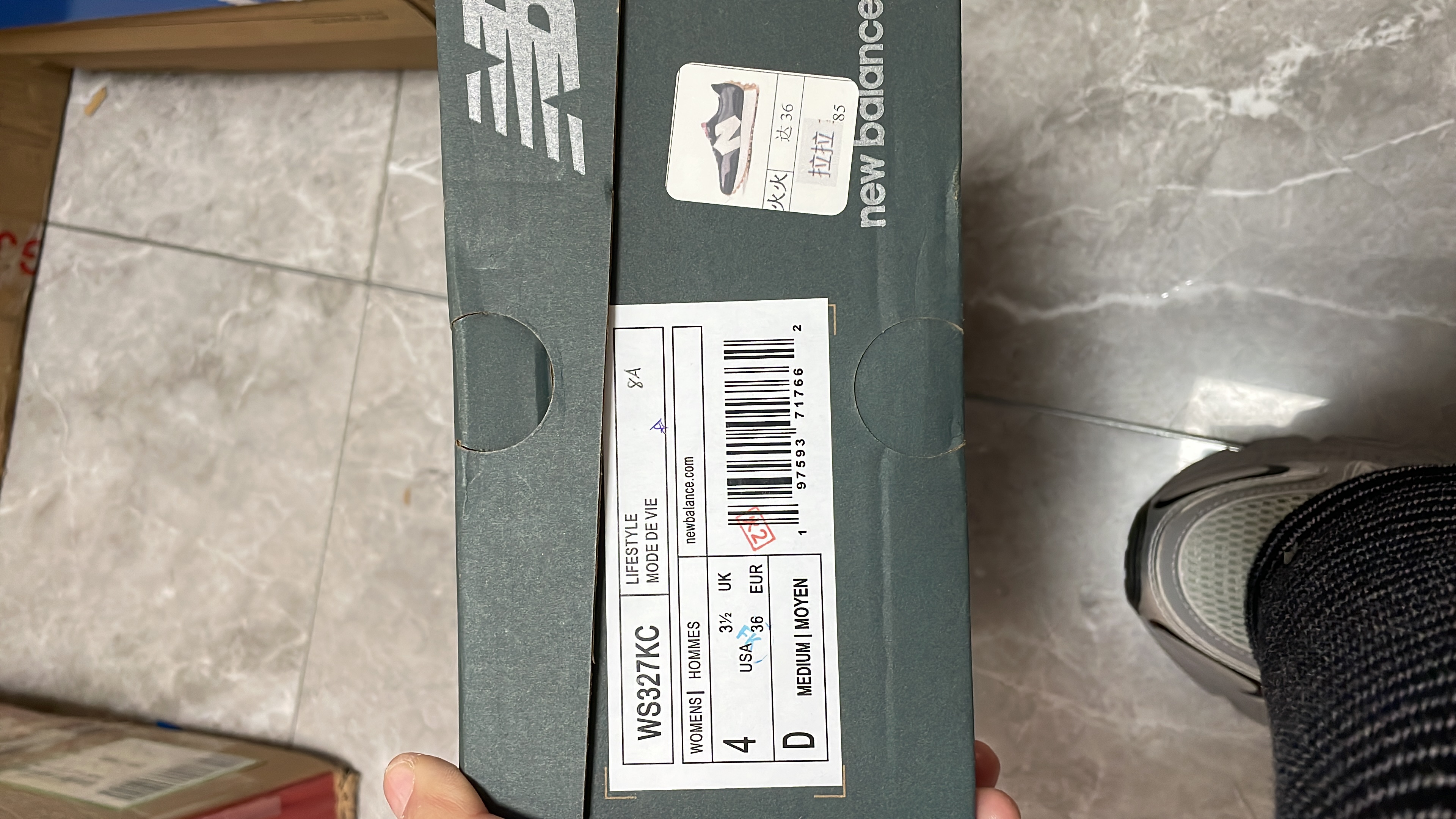 39$ new balance WS327KC size 36-45 713900 MMK589 — detail 2