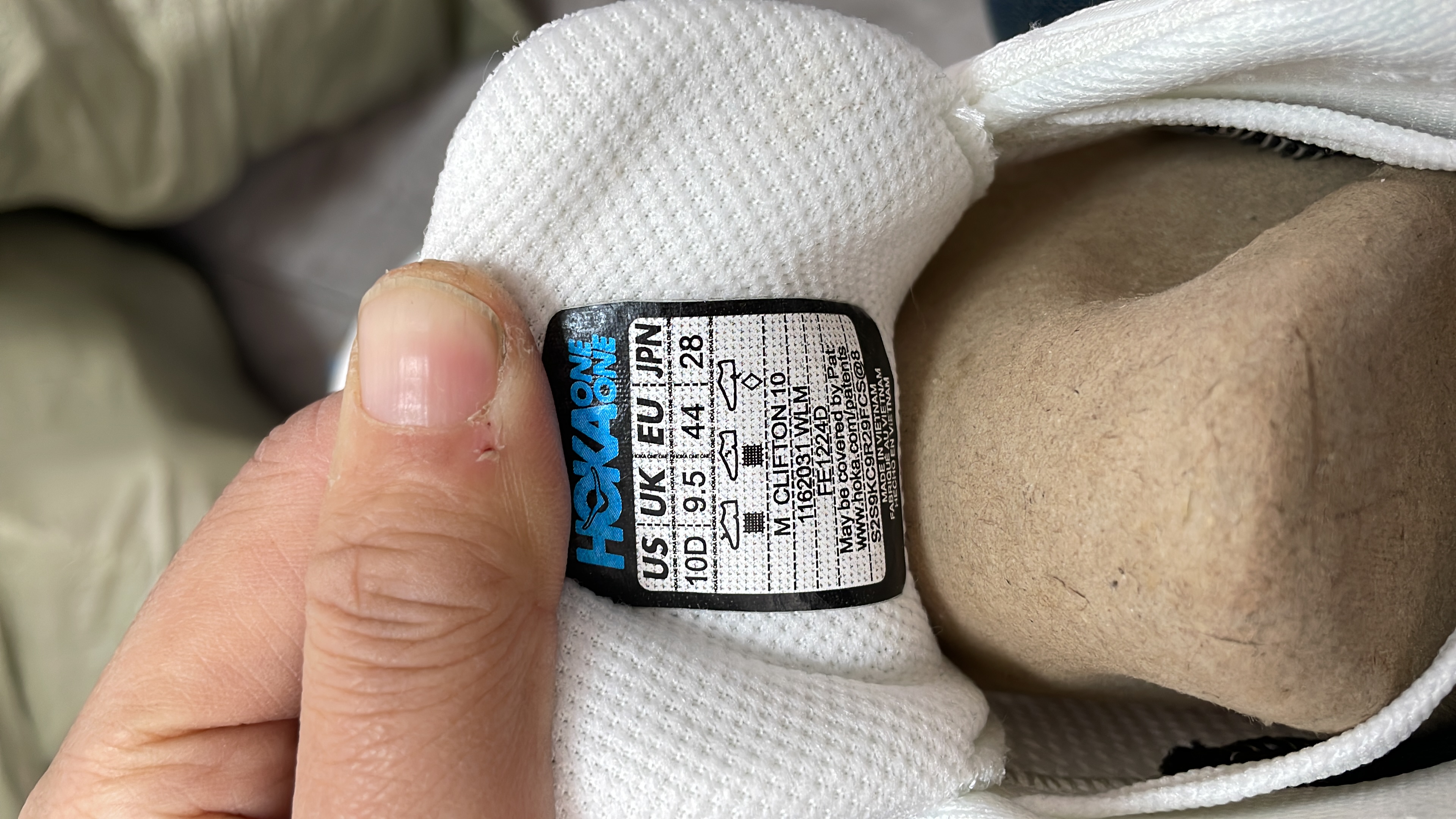 43$ HOKA M CLIFTON 10 size 36-45 122400 MMK271 — detail 2