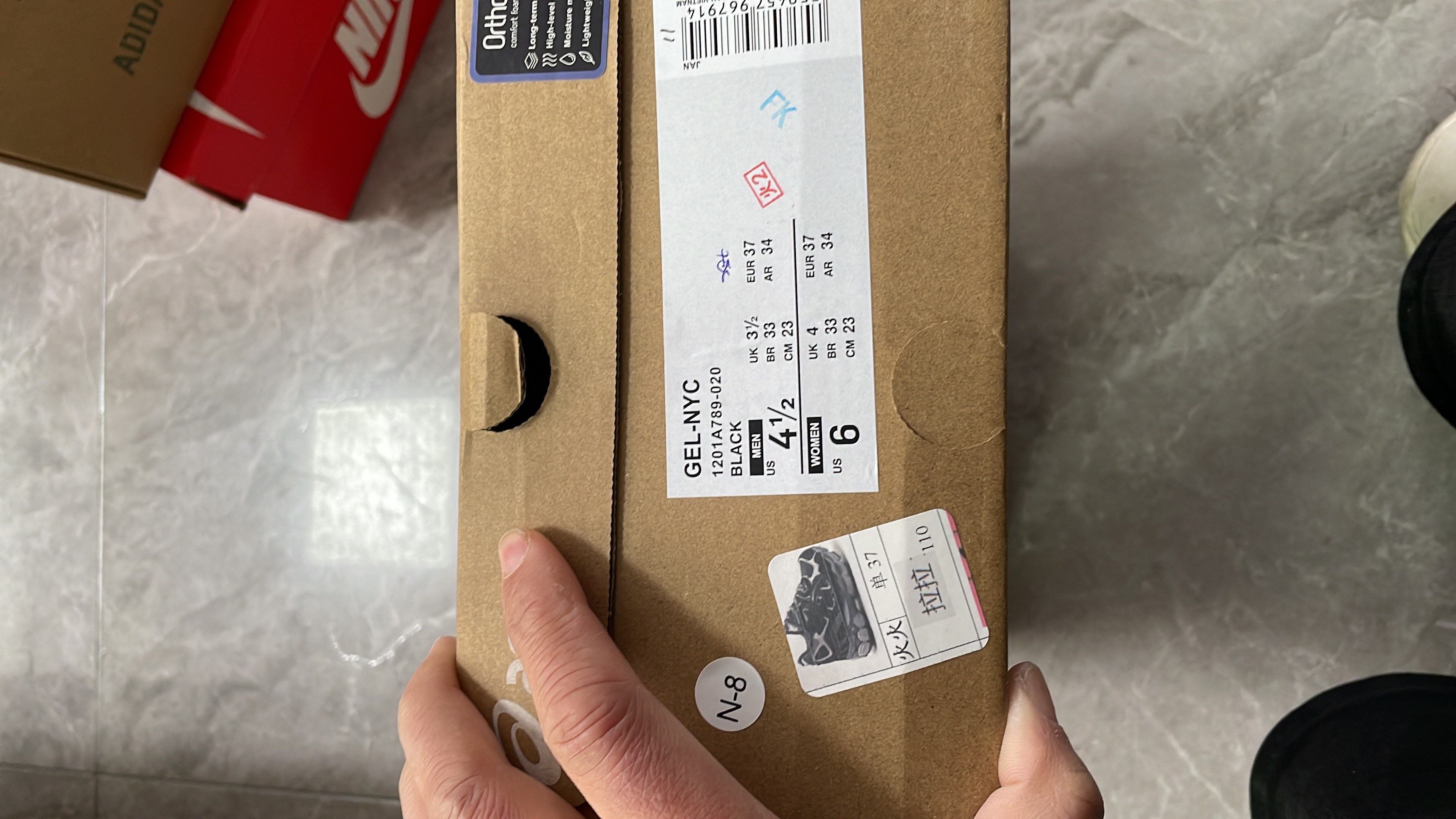 44$ asics GEL NYC size 36-45 520480 MMK832 — detail 2