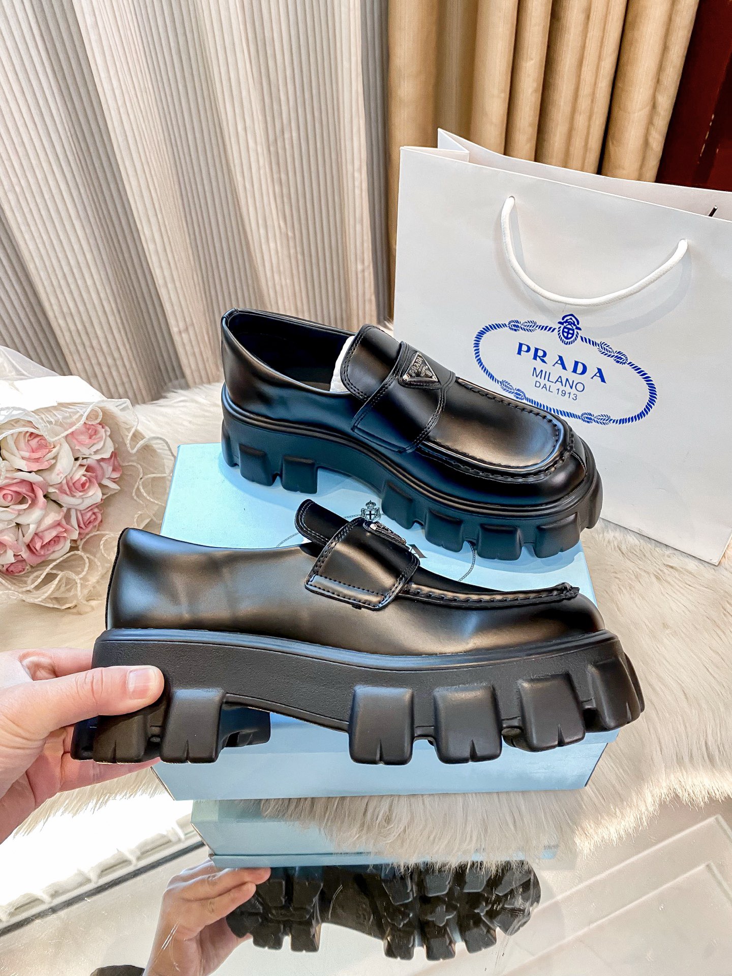 48$ Prada shoes size 35-41 323390 MRL1000 — detail 8